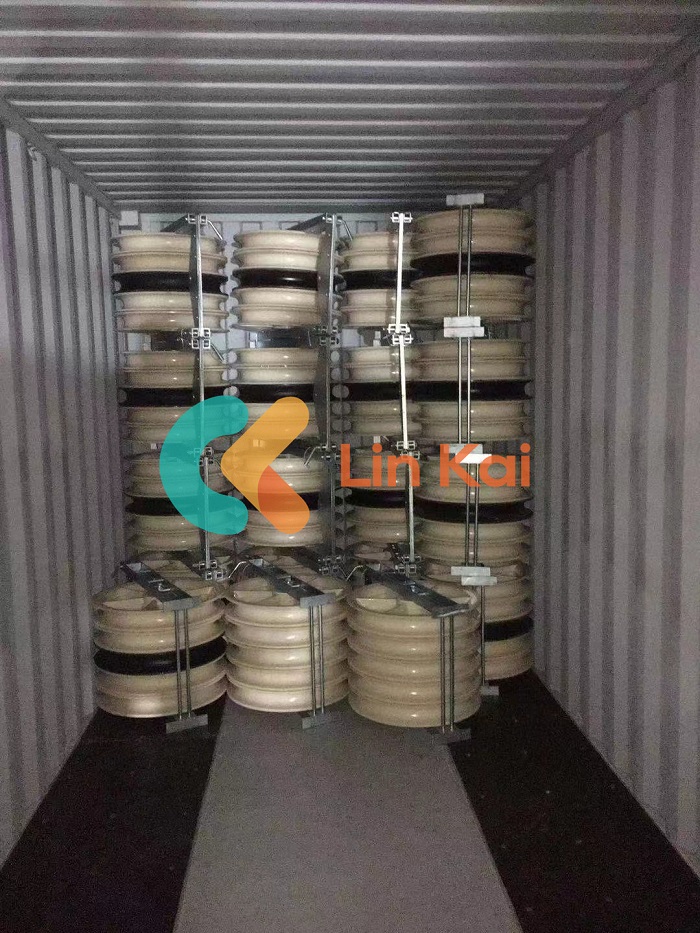 Équipement de cordage de ligne de transmission aérienne exporté